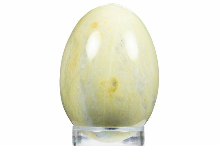 Polished Tremolite Jade Egg - Australia #312708